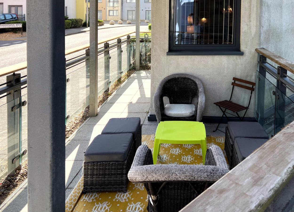 斯旺西Retro Seaside Apt With Patio公寓 外观 照片